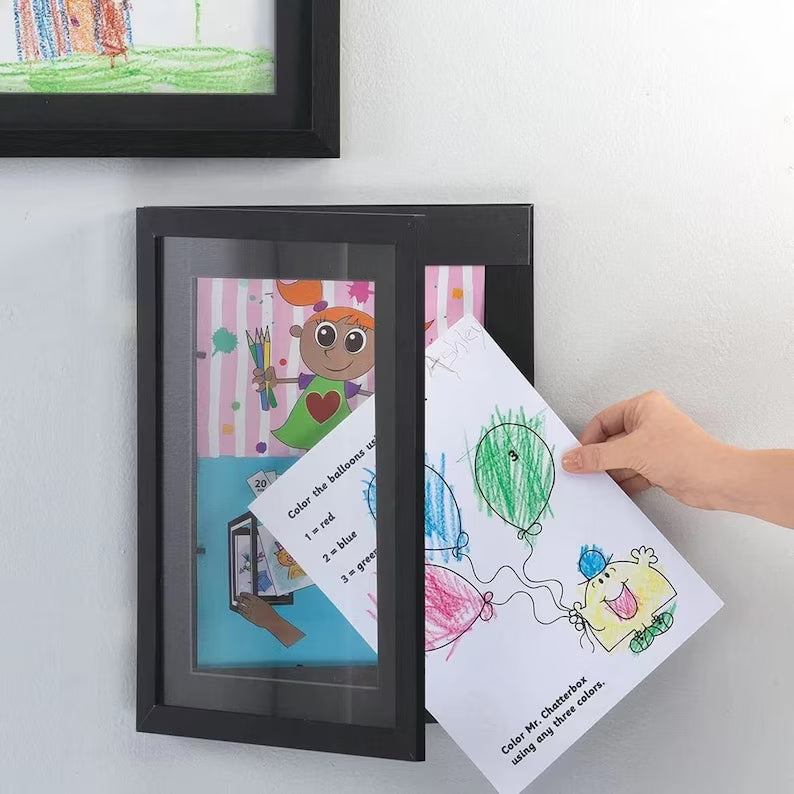 Kid’s Artwork Frame | Display Store, Archive | Children’s Artwork Storage | Wall Art Gallery